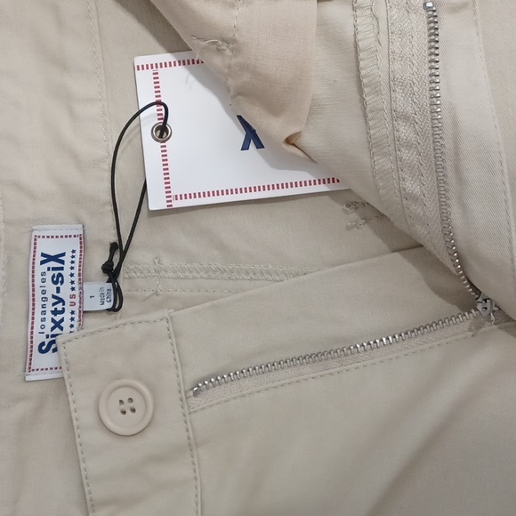 Los Angeles Sixty Six wide leg pants. Cargo pants w/ pockets.  Size 1.  NWT - Picture 7 of 15